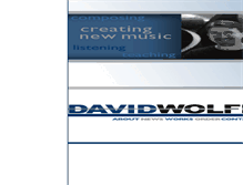 Tablet Screenshot of davidwolffmusic.com